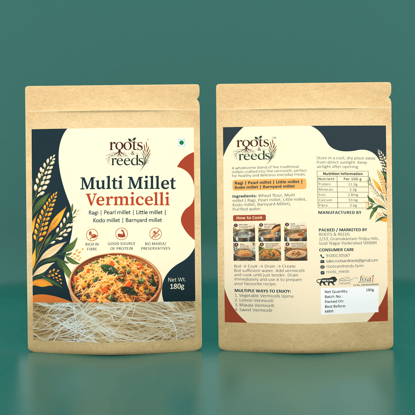 Millet Vermicelli - Featured design by WeidOps