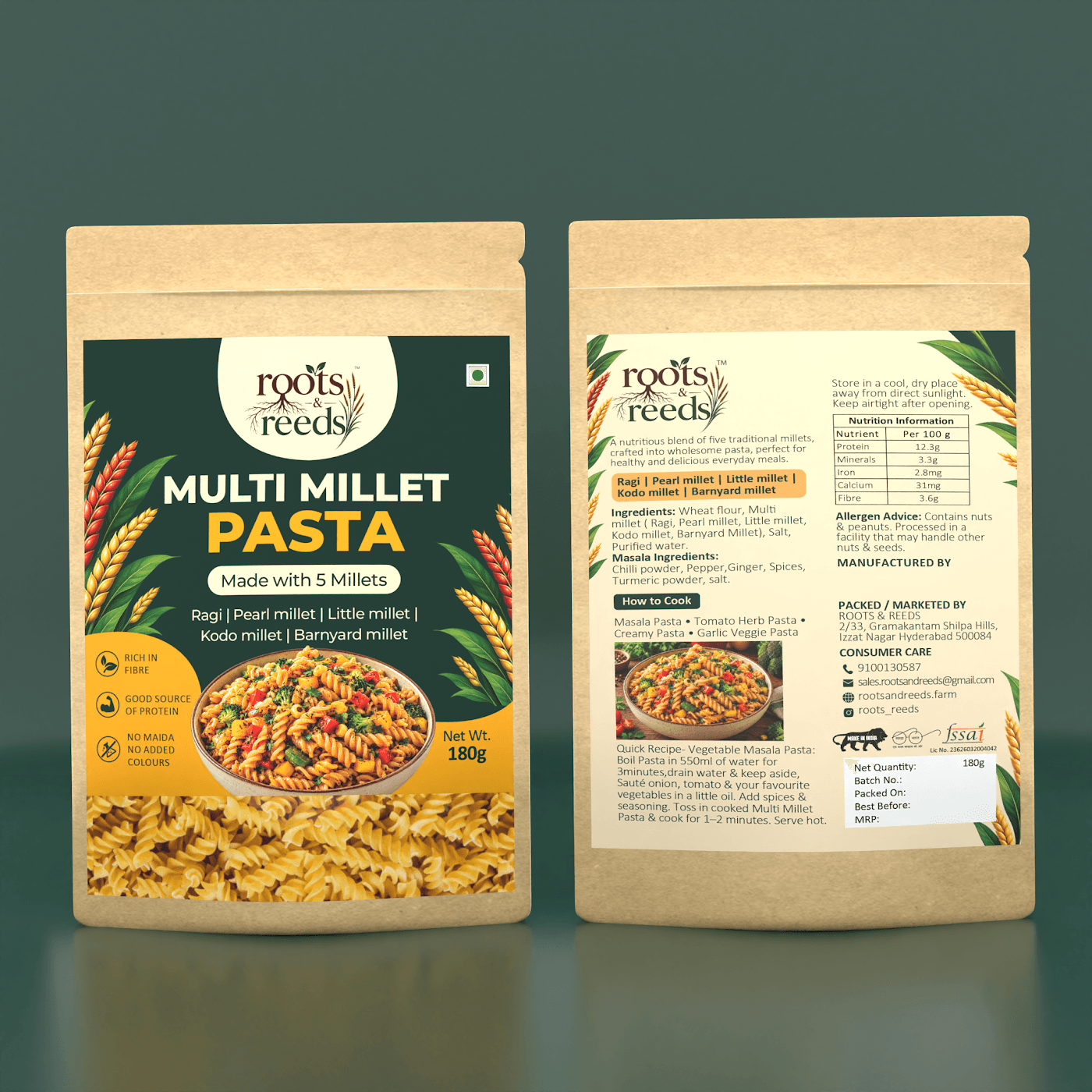 Millet Pasta - Featured design by WeidOps